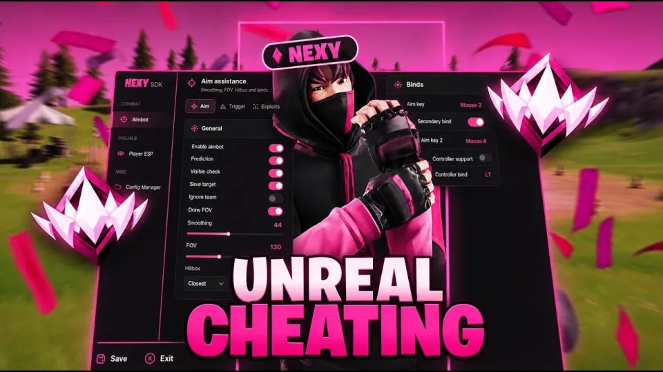 Using Fortnite CHEATS To Dominate UNREAL Reload Ranked... 🏆